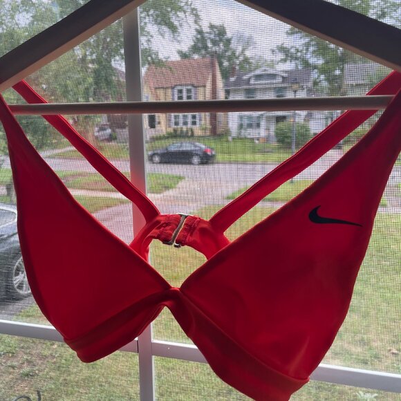 NWT Red Nike Bikini Top - Picture 2 of 3